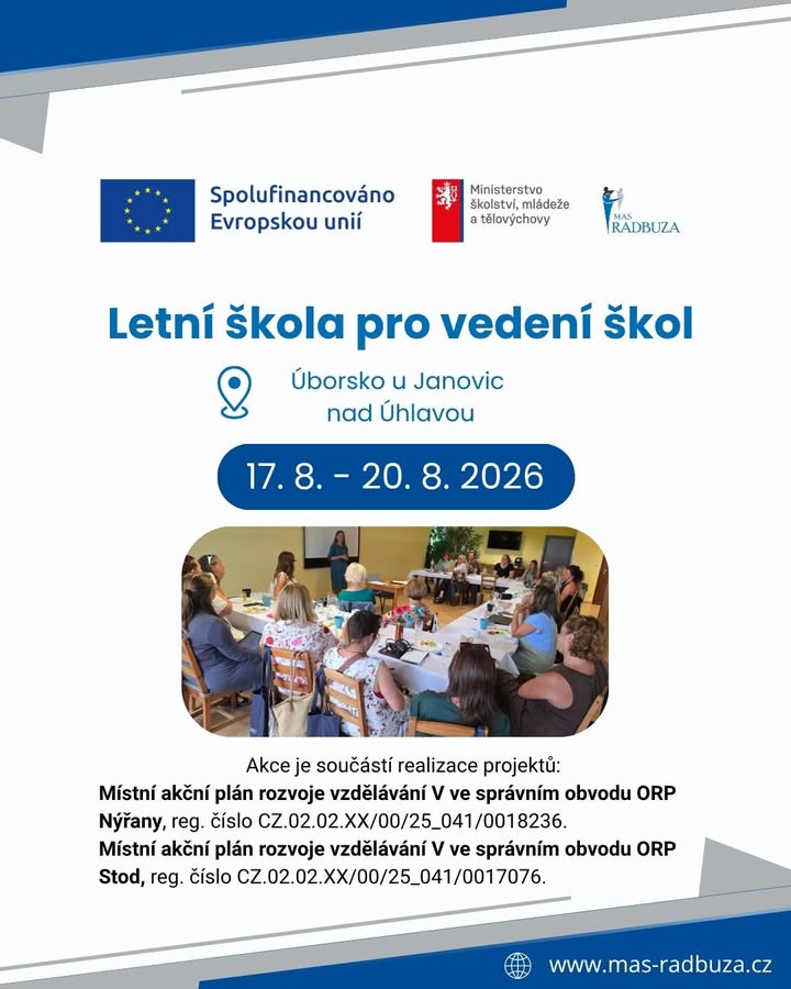 Letní škola pro vedení škol 🏫🎒 Zástupci vedení letos znovu předběhli žáky a nastoupili do "školy" o 